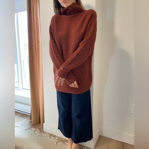 Oversized autumn sweater